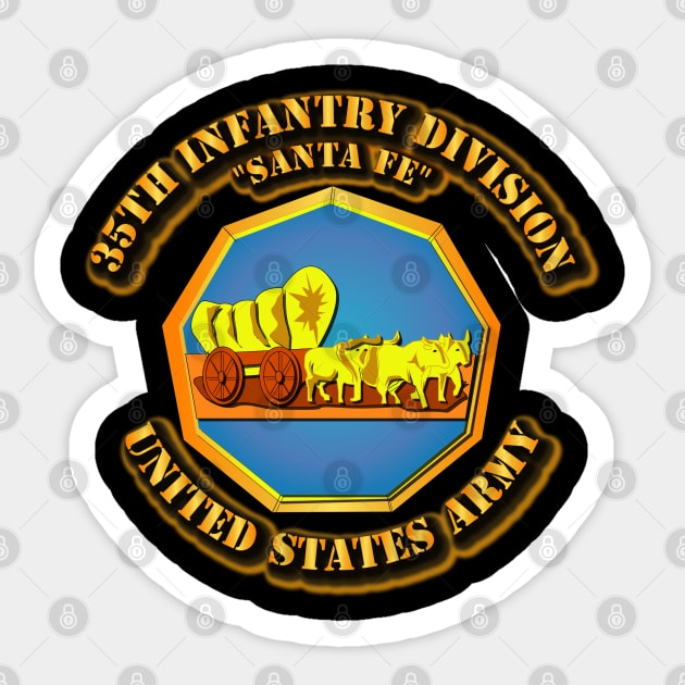 35th Infantry Division - DUI Sticker by twix123844